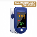 OxyLife Pro – Pulsossimetro Digitale da Dito: Misura l’Ossigeno nel Sangue e la Frequenza Cardiaca